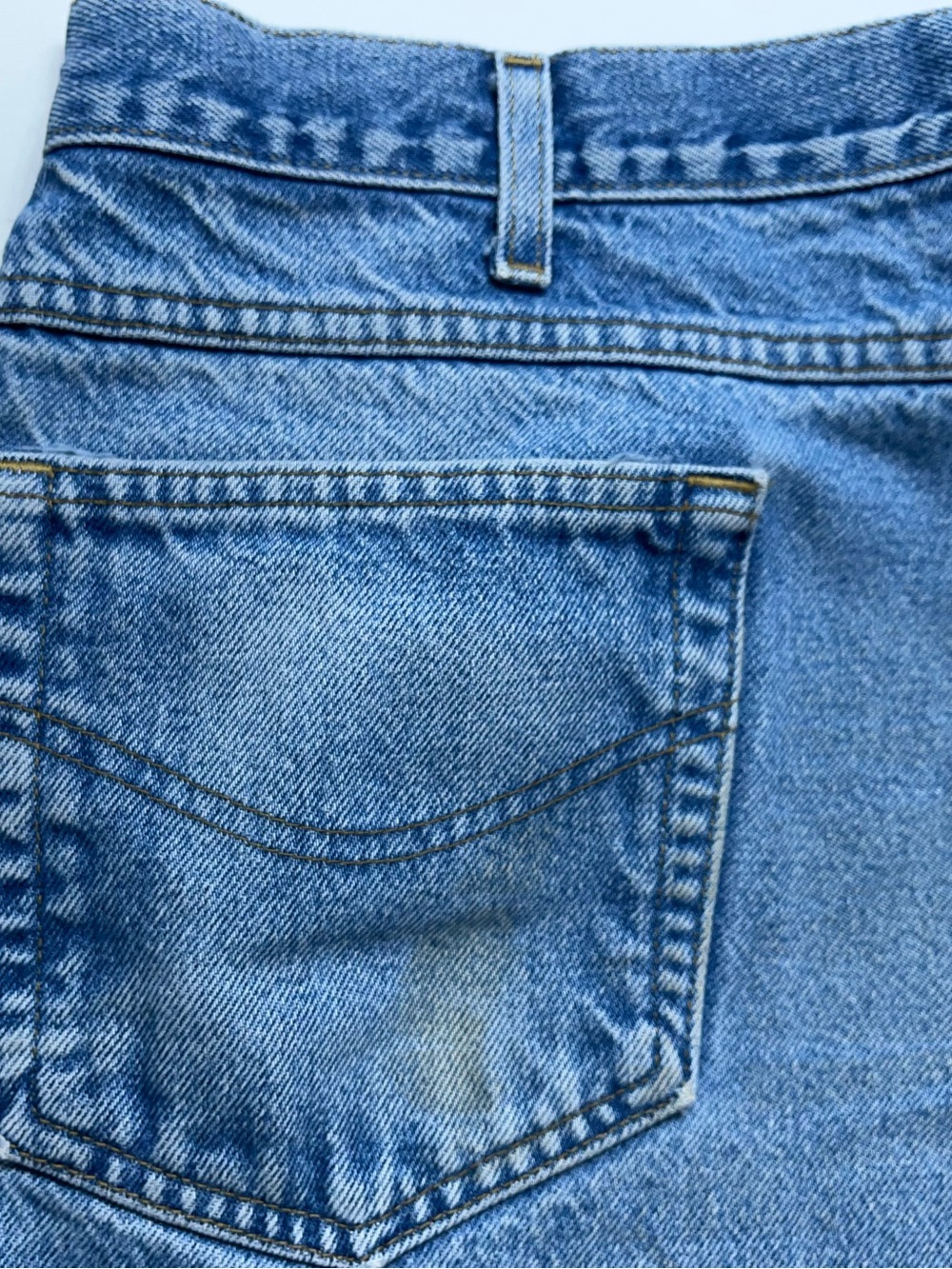 Carhartt B160 DST Blue Jeans Mens Size 40x30 Light Wash Wide Leg Denim - Picture 12 of 13